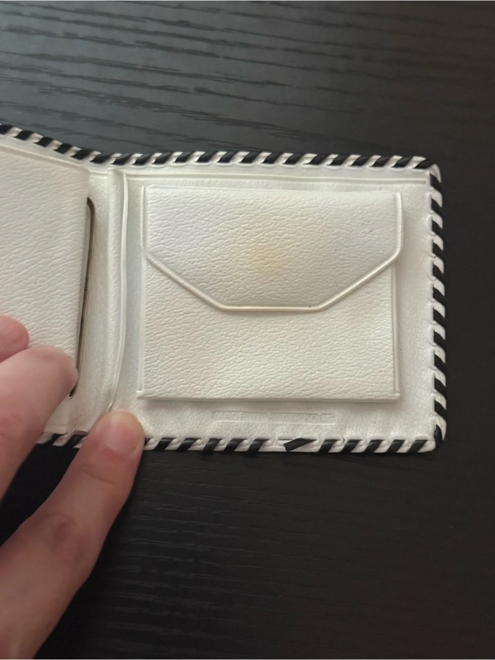 Vintage 1950s Pikes Peak Colorado Souvenir Wallet Hand Laced Vinyl Cog Train